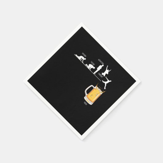 Vrijdag Drink Beer Lover Party Weekend Beer Mok Gi Servet (Hoek)