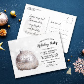 Vrijdag feest witte winter wonderland uitnodiging