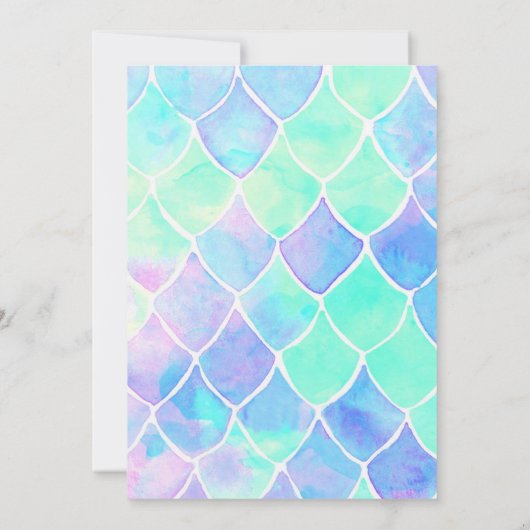 Vrijdag feestdag voor zeemeermin kaart (Achterkant)