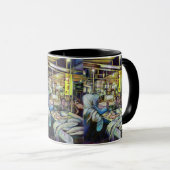 Vrijdag fijne vis, Singapore Mok (Voorkant rechts)