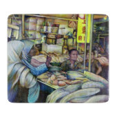 Vrijdag fijne vis, Singapore Snijplank (Voorkant)