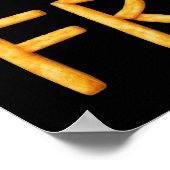 Vrijdag Frites Poster (Hoek)