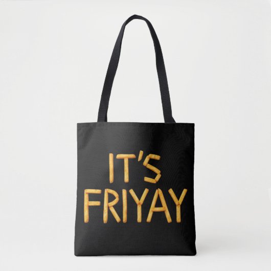 Vrijdag Frites Tote Bag (Voorkant)