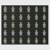 Vrijdag Funny Aloe Vera Plant Pun Dark BG Cadeaupapier (Vlak)