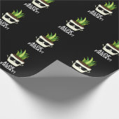 Vrijdag Funny Aloe Vera Plant Pun Dark BG Cadeaupapier (Hoek)