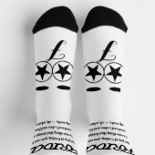 Vrijdag Gedicht Sokken - Trendy, Funny, White&Blac (Top)