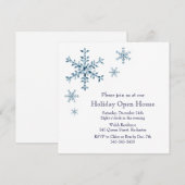 Vrijdag Glamor Open House Invitation (wit) Kaart (Voorkant / Achterkant)