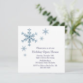 Vrijdag Glamor Open House Invitation (wit) Kaart (Staand voorkant)