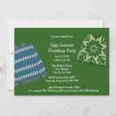 Vrijdag Groene Wol Oegenaamd kerstfeestfeest Kaart (Achterkant)