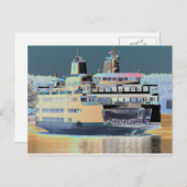 Vrijdag Harbour Ferry San Juan Island - De Samish Briefkaart (Voorkant / Achterkant)