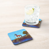 Vrijdag Harbour Limoen Kiln Lighthouse Hard Plasti Bier Onderzetter (Rechterzijde)