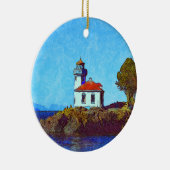 Vrijdag Harbour Limoen Kiln Lighthouse Ornament (Rechts)