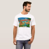 Vrijdag Harbour, Washington - Grote Letter T-shirt (Voorkant volledig)