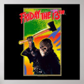 Vrijdag het 13e Retrospel Poster (Voorkant)