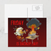 Vrijdag is Back-updag Briefkaart (Voorkant / Achterkant)