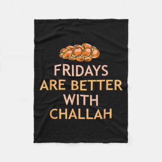Vrijdag is beter met Challah joods brood bakker Fleece Deken