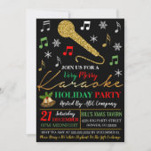 Vrijdag Karaoke Partij Uitnodiging (Voorkant)