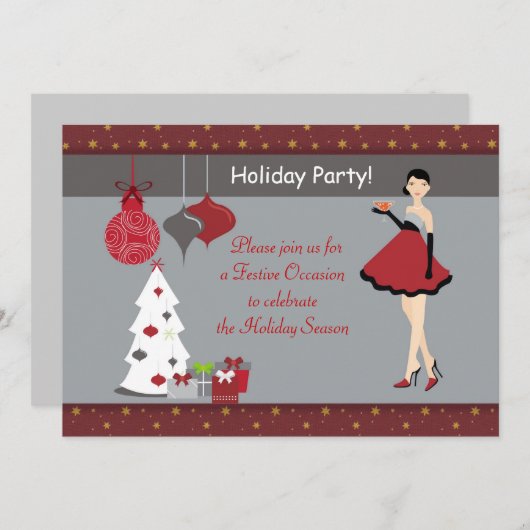 Vrijdag kerstfeestdag kaart (Voorkant / Achterkant)