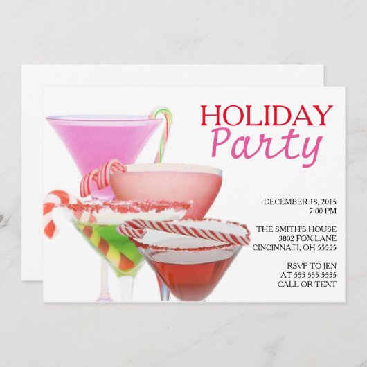 Vrijdag kerstfeestdag kaart (Voorkant / Achterkant)