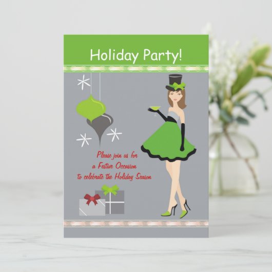 Vrijdag kerstfeestdag kaart (Staand voorkant)