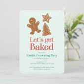 Vrijdag Koekkerij Decoratieve Partij | Gingerbrood Kaart (Staand voorkant)