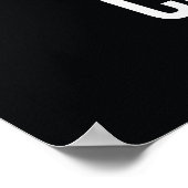 Vrijdag komt er kantoor Humor Black White Poster (Hoek)