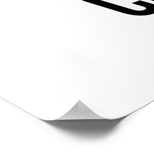 Vrijdag komt grappig team Motivation White Poster (Hoek)