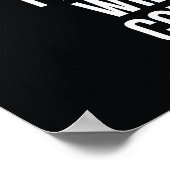 Vrijdag komt Inspirerend Poster Black White (Hoek)