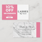 Vrijdag Korting Code Speciaal Visitekaartje (Voorkant / Achterkant)