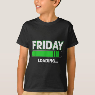 Vrijdag Laden Laad Weekend Feest Gratis Disco Cele T-shirt
