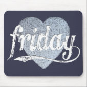 Vrijdag liefde in Chalk Muismat (Voorkant)