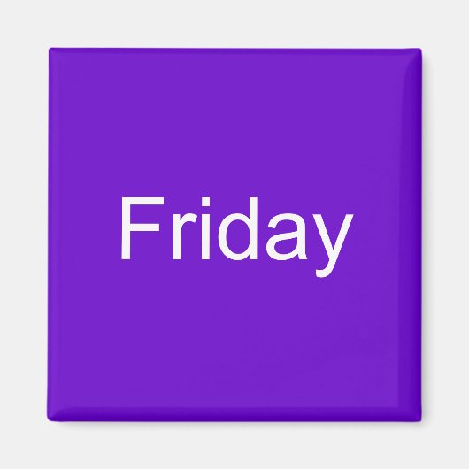 Vrijdag Magneet (Voorkant)