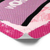 Vrijdag Meisje in de Maandag Wereld. Bewerkbare na Poster (Hoek)