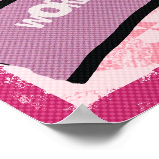 Vrijdag Meisje in de Maandag Wereld. Bewerkbare na Poster (Hoek)