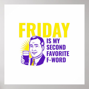 Vrijdag met een man poster