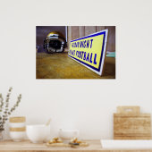 Vrijdag nacht betekent Football Poster (Keuken)