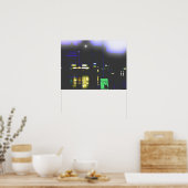 Vrijdag nacht binnenstad poster (Keuken)