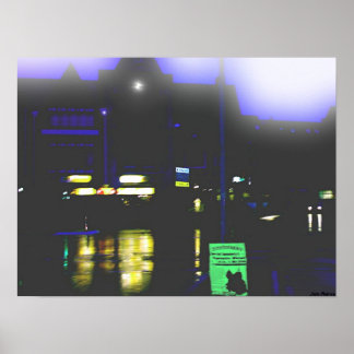 Vrijdag nacht binnenstad poster