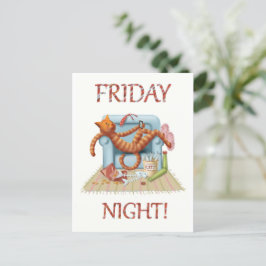 Vrijdag nacht briefkaart