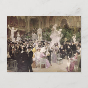 Vrijdag op het Salon van de Franse kunstenaars, 19 Briefkaart