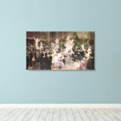 Vrijdag op het Salon van de Franse kunstenaars, 19 Canvas Afdruk (Insitu (Houten vloer))