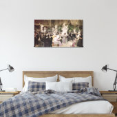 Vrijdag op het Salon van de Franse kunstenaars, 19 Canvas Afdruk (Insitu (Slaapkamer))