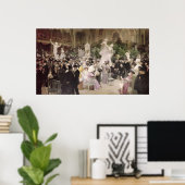 Vrijdag op het Salon van de Franse kunstenaars, 19 Poster (Thuiskantoor)