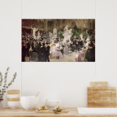 Vrijdag op het Salon van de Franse kunstenaars, 19 Poster (Keuken)