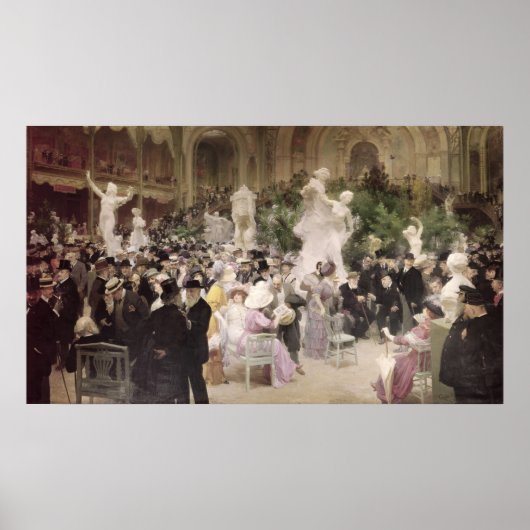 Vrijdag op het Salon van de Franse kunstenaars, 19 Poster (Voorkant)