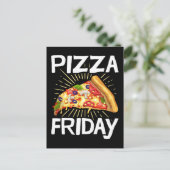 Vrijdag Pizza Foodie Briefkaart (Staand voorkant)