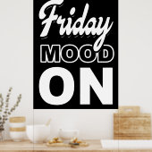 Vrijdag stemming op poster (Keuken)