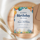 Vrijdag uitnodiging van de Colorful Balloons