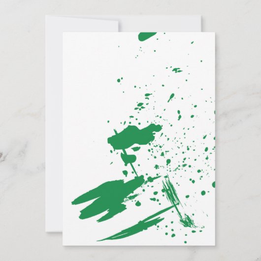 Vrijdag van de uitnodiging van 13e verjaardag (Achterkant)