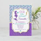 Vrijdag van de Zeemeermin Kaart (Staand voorkant)